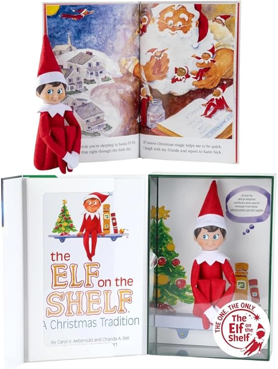 Elf on the Shelf: A Christmas Tradition (blue-eyed boy)