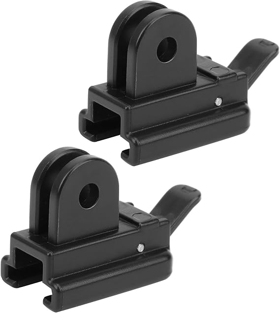 Bike Light Holder, 2pcs Plastic Bicycle Flashlight Mount Adapter with Stable Connection for Gaciron Headlight and Computer Stand