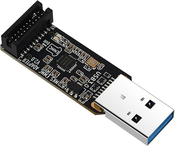 3D Printer Accessory EMMC-Adapter V2 Upgraded USB3.0 Card Reader Programmer for DIY Main Control Board EMMC USB3.0 Adapter