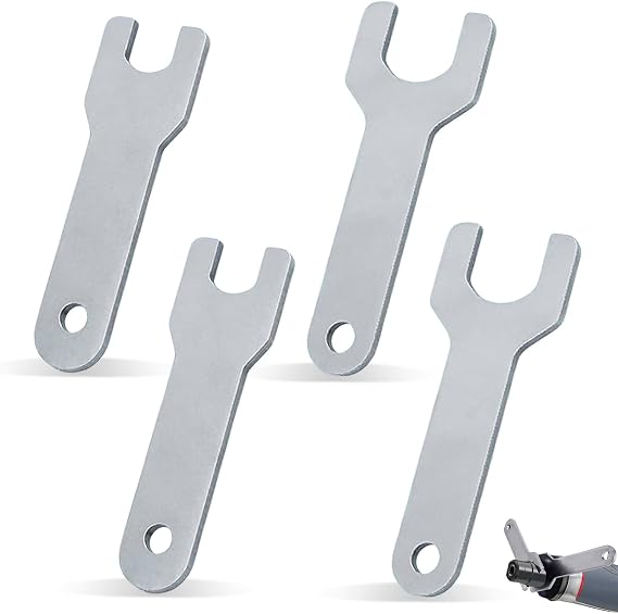 4-PACK 301-69A & 301-69B Pneumatic Die Grinder Wrench Tool Set, Compatible with Ingersoll Rand 301-308, 5102, 5108, M2 Series, Angle Grinder Replacement Wrenches