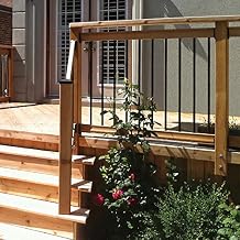 Nuvo Iron CR-26 Contractor Pack of 26 Round balusters-30 Pack with connectors Baluster, Black