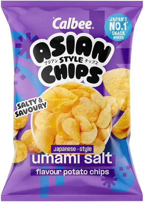 Calbee Potato Chips 130g (Asian Style Chips Umami Salt Flavour Potato Chips)