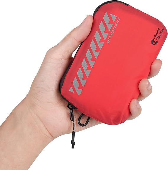 RHINO RESCUE Mini Ultralight First Aid Kit, EDC Water-Resistent Medical Kit