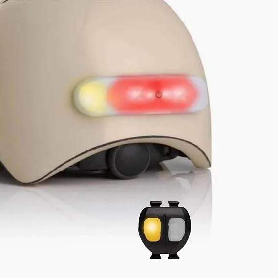 Overade Wireless Lights for Bike Helmets, Scooters - with Right/Left Turn Signals - Handlebar Remote - USB Rechargeable...