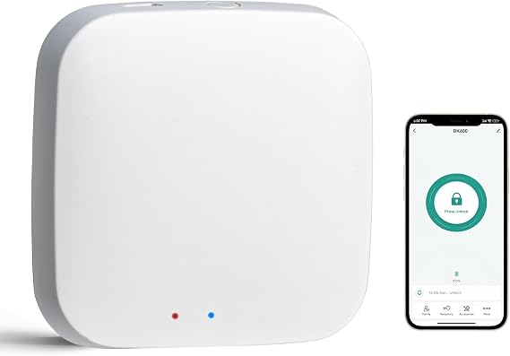 SOPHIA Tuya Smart Hub, WiFi Gateway for Tuya Smart Door Lock(Tuya BlE) Only with Remote Control, Bluetooth to WiFi Bridge, Bluetooth Mesh(SIG), Works with Alexa & Google Assistant, Supports 2.4GHz