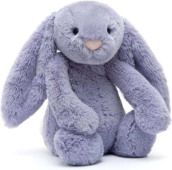 Jellycat Bashful Viola Bunny Medium - L: 9 cm x l: 12 cm x h: 31 cm