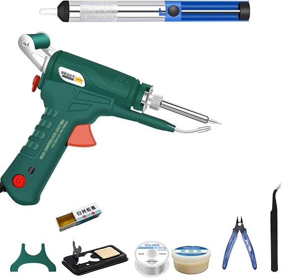Internal Heating Industrial Laser Welding Tool, Multi-functional Soldering Iron Soldering Iron Gun Set Handheld Welding Machine, Soldering Iron with Automatic Corded Internal Heating E