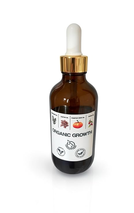 Hair Growth Oil for Thicker Fuller Hair Pumpkin Seed, Castor, Rosemary & Jojoba Oil Scalp Treatment for Thinning Hair & Breakage Lightweight Non-Greasy 4oz