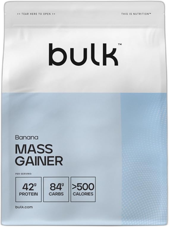 Bulk Mass Gainer, Banana, 2.5 kg