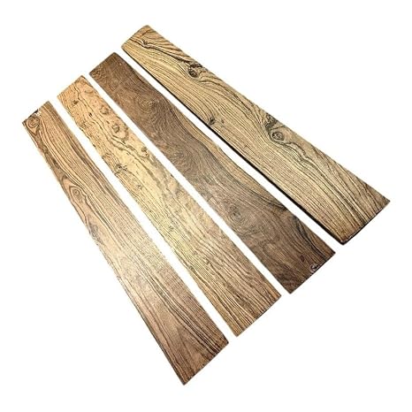 4 Beautiful Pieces KILN Dried S2S BOCOTE Lumber Wood ~24" X 3" X 3/4"