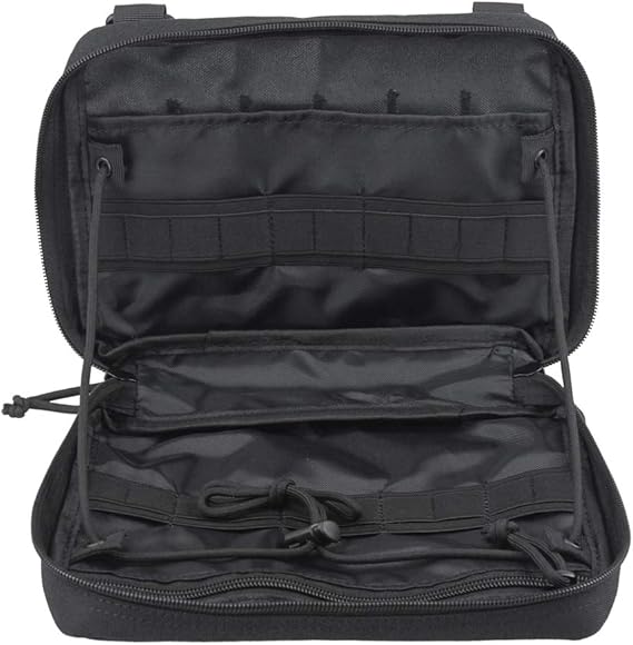 WYNEX Tactical Admin Molle Pouch, Medical EDC EMT Utility Bag Shell Design Attachment Pouches 1000D Nylon Hiking Belt Bags Waterproof