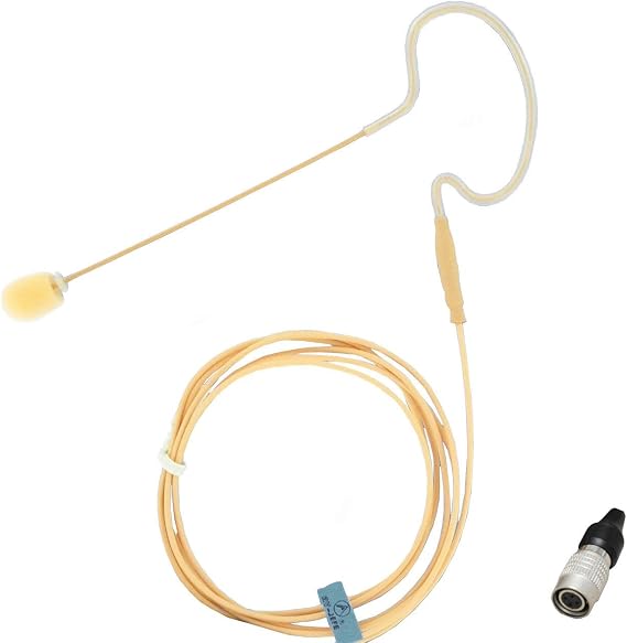 AVL630K-H4P Kids Mini Headset Microphone for Audio Technica (Tan Color)