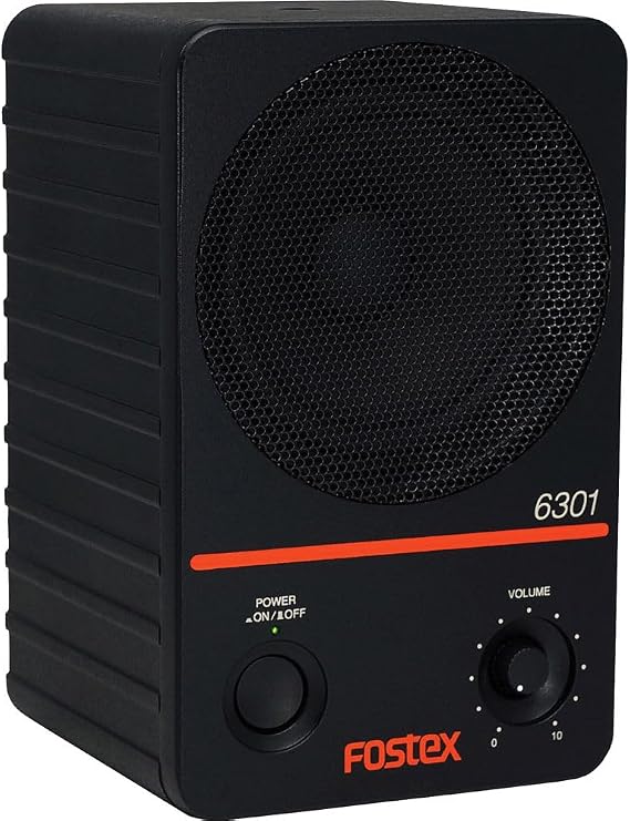 Fostex 6301ND Powered Active Monitor Single, Digital IEC 60958 AES/EBU | Dedicated 4-inch full range driver for clear audio reproduction, D-Class Confidence Digital Monitor