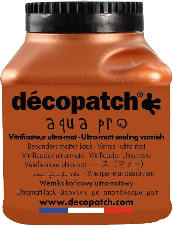 Decopatch Ultra-Matt No.3 Sealing Varnish, Clear, 180 ml