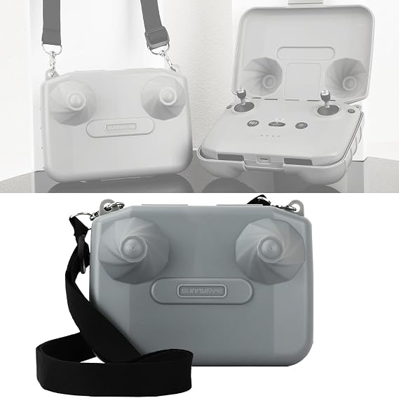 Protective Storage Case for DJI RC-N3/N2/N1, Storage Box Crossbody Bag for DJI Flip/Neo/Air 3S/Air 3/ Mini 4 Pro/Mavic 3/Mini 2/Air 2S Remote Controller,with Shoulder Strap