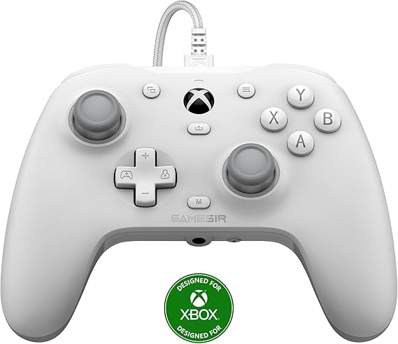 GameSir G7 HE Wired Game Controller for Xbox Series X|S Xbox One Windows 10/11 PC Controller Gamepad Video Game Controller with Hall Effect Stick White
