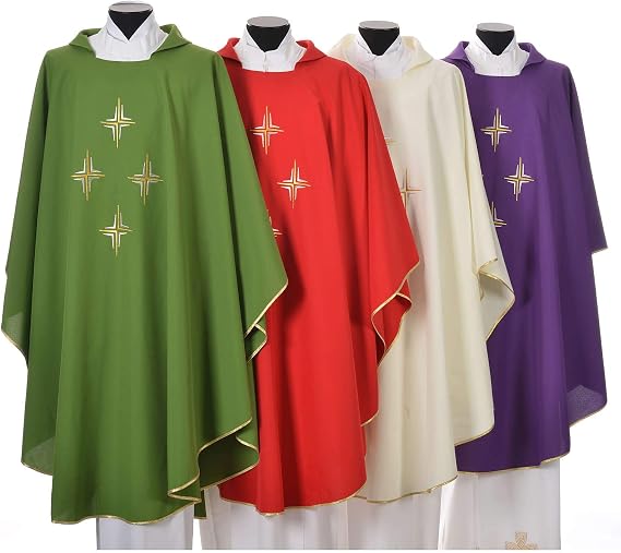 Holyart Chasubles: Four Cross Chasuble in polyester