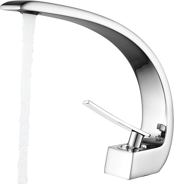 Bathroom Taps Basin Mixer Tap Chrome Single Lever Bathroom Sink Taps Modern