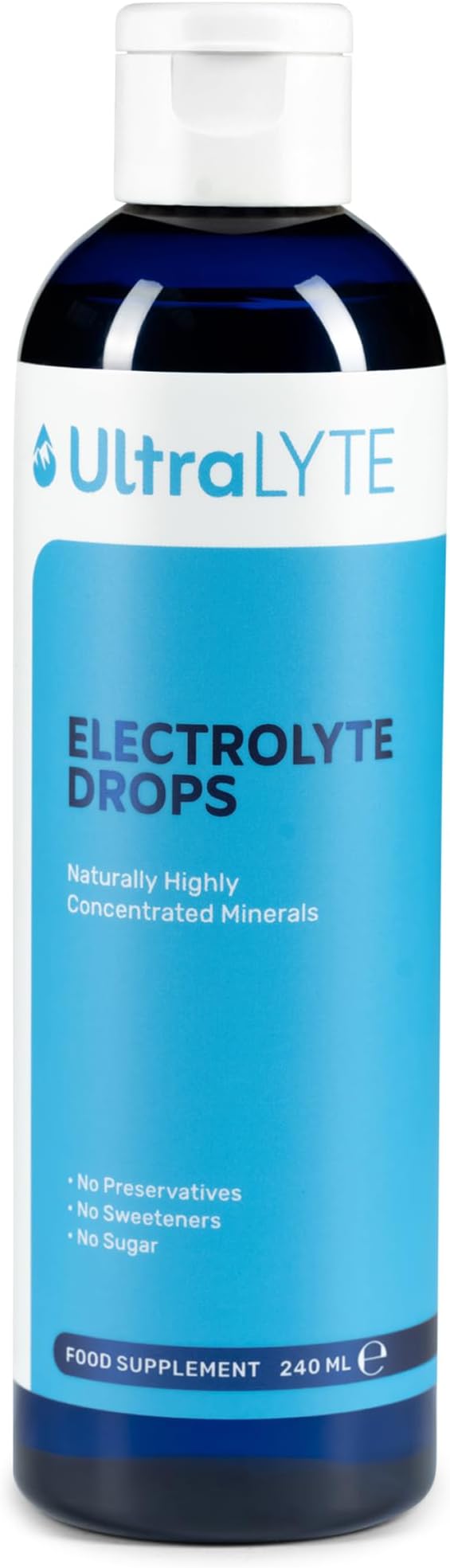 Ultra Lyte Keto Electrolytes Trace Mineral Drops – Highly Concentrated Mineral Supplements with Zero Calories – Vegan-Friendly Electrolyte Drops for Hydration, Muscle Cramp – 96 Servings