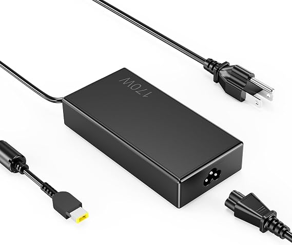 170W Slim Tip Laptop Charger Fit for Lenovo ADL170NCC3A ADL170SCC3A SA10R16886