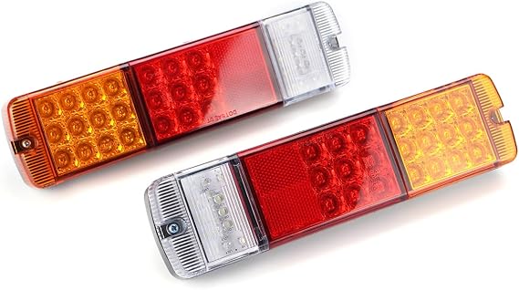 LED Rear Tail Light Lamps for Toyota Land Cruiser FJ40 FJ45 BJ40 HJ45 BJ42,A Pair Car Truck Rear Tail Light,12V Rear Light Turn Signal Lamp