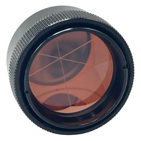 Mini Peanut Prism Replacement 25.4mm Optical Survey Prism Mini Prism with ABS Protective Cover