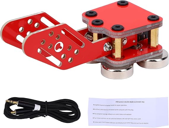GOTOTOP Double Paddle Morse Code Key, PCB, USB