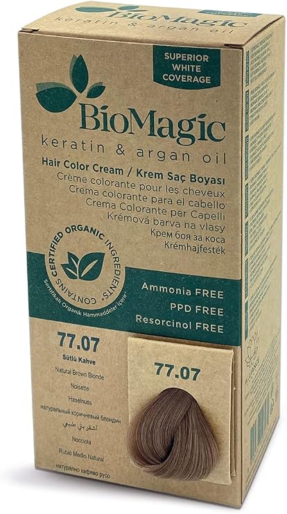 BIOMAGIC Hair Colour - 77/07 Natural Brown Blonde