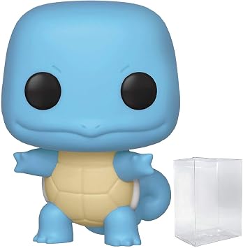 Pokemon Squirtle Pop! Vinyl Figure Bundled with Compatible Box Protector Case, Multicolor, 3.75 inches