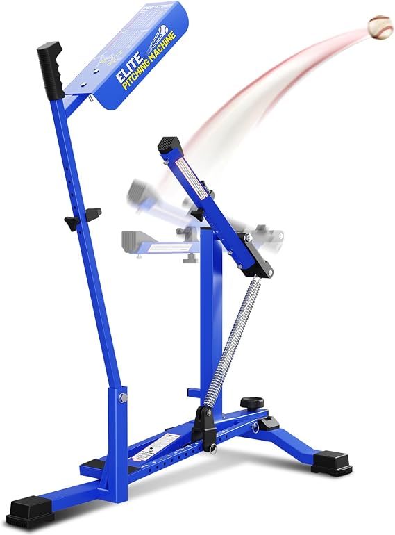 20-50 MPH Manual Baseball Pitching Machine