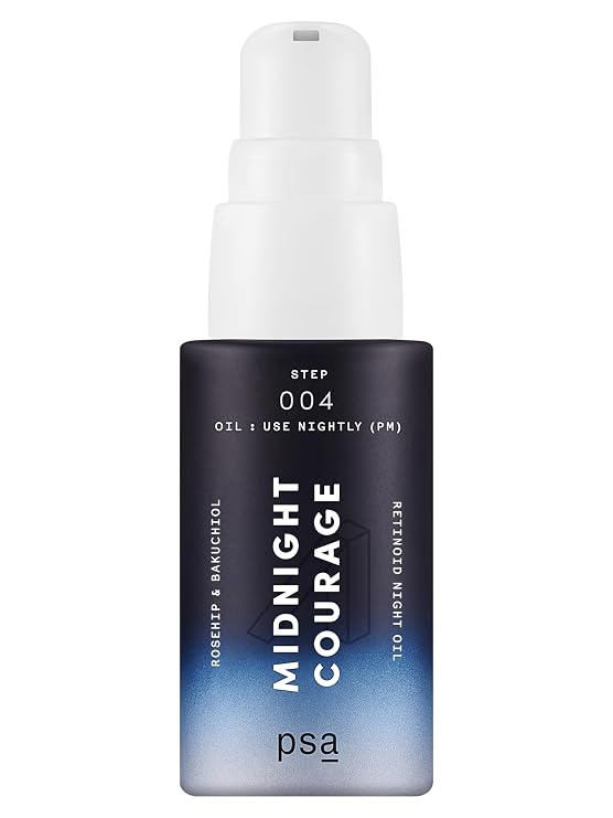 PSA - MIDNIGHT COURAGE Rosehip & Bakuchiol Retinoid Night Oil (15mL, 0.5oz)