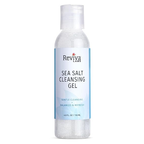 Sea Salt Face Wash, Gentle Cleansing Gel, 4 fl oz