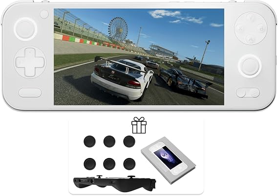 AYANEO Pocket S Android gaming handheld with Snapdragon G3x, 12GB RAM, 128GB storage, 6″ 1440P IPS touch display, Android OS - Ultimate classic gaming handheld