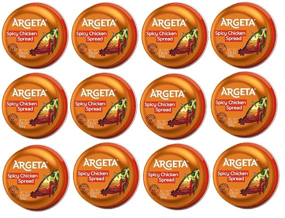 Argeta Spicy Chicken Spread, 95g, Pack of 12
