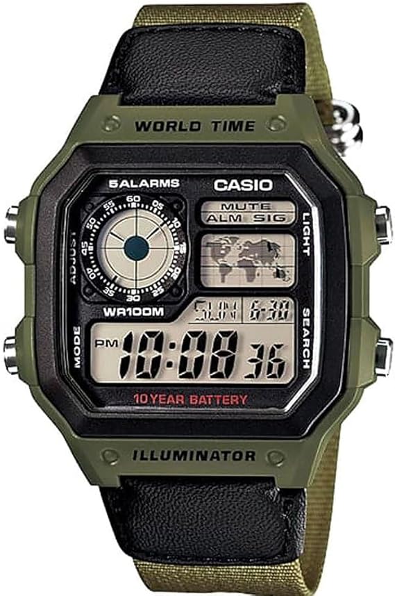 Casio Japanese Quartz Watch AE-1200WHB-3BVDF (D101) 39mm