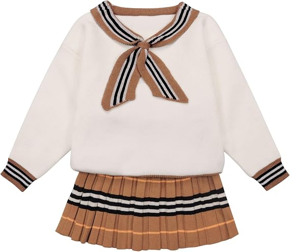 Toddler Girls Outfits Autumn Winter Little Girl Clothes Skirt Set 18M-7Y