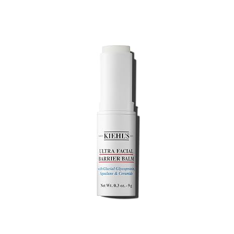 Kiehl's - Ultra Facial Skin Barrier Repair Balm with Squalane - 0.3 fl oz | Hydrating Invisible Balm Stick - With Squalane and Ceramides - Wear Under Makeup for All Skin Types
