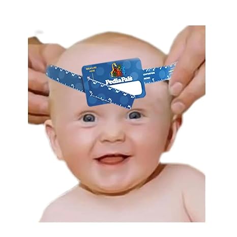 PediaPals Head Circumference Measuring Tape Baby - Reusable Latex-Free Baby Measuring Tool for Pediatrics, Accurate & Stress-Free Head Measurement (Pack of 3)