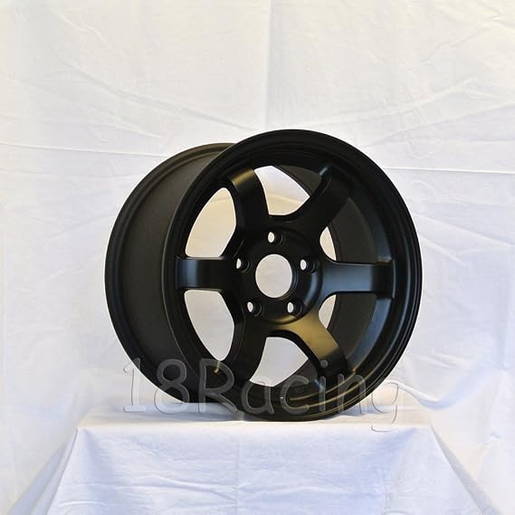 4 PCS ROTA GRID CONCAVE 15x8 PCD:5X114.3 OFFSET:20 HB:73 SATIN BLACK