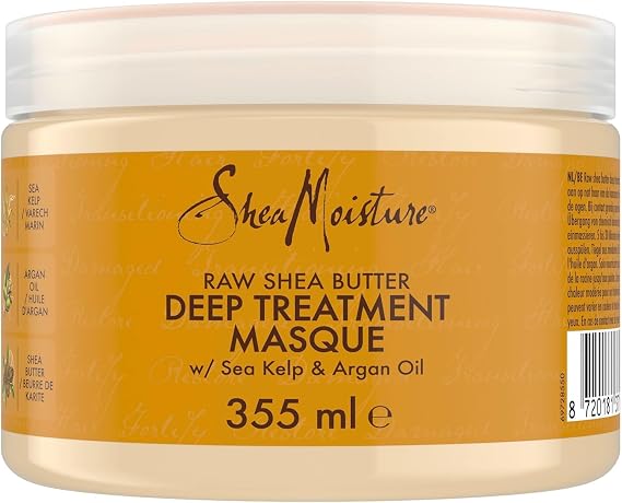 SheaMoisture Raw Shea Butter Deep Hair Treatment Mask silicone and sulphate free for dry, damaged or transitioning hair 355 ml