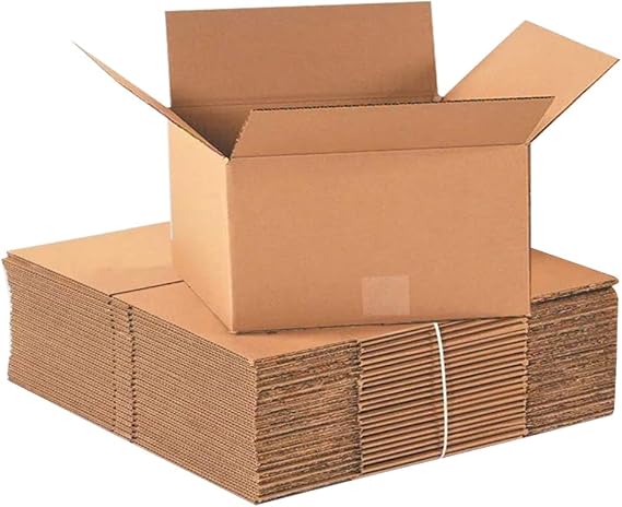 AKAR Small Parcel Shipping Boxes | 450x350x160mm Max Strong Single Wall Brown Cardboard Box | Fits Royal Mail Maximum Small Parcel | UK-Made (5)