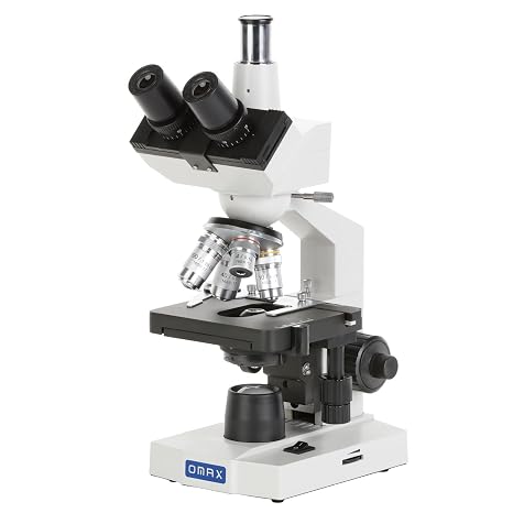 OMAX M83ES 2000X Lab Trinocular Biological Compound LED Microscope
