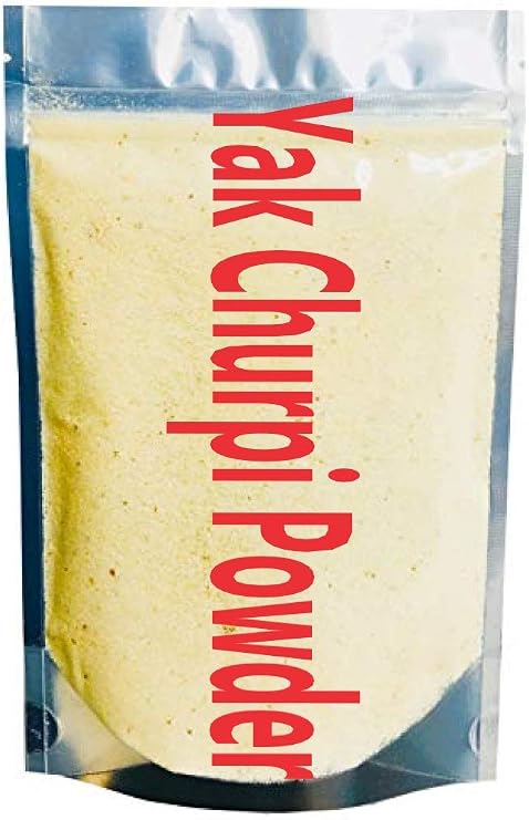 Snow Hill Yak Milk Dry Cheese Dog Chews Powder Best for Small Pups Senior Dog & Cats - Mix Powder on All Types of Pet Foods to Make Yaky Cheese Flavor - Encourage to Finish Their Food Fast