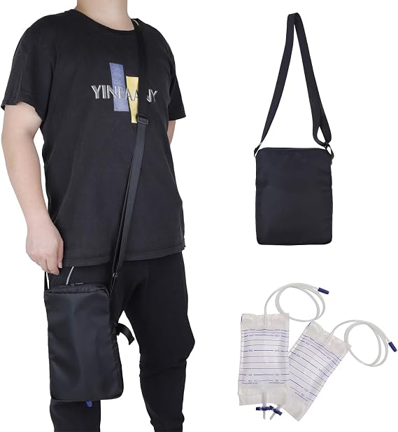 Catheter Bag Holder with Adjustable Strap | Secure, Discreet & Waterproof Cover for Foley, Nephrostomy & Urostomy Bags (Up to 1000ml)