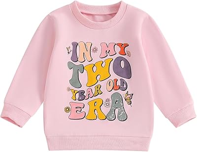Canis In My One-Six Years Old Era Toddler Baby Girls Birthday Sweatshirt 1st 2nd 3rd 4th 5th 6th Birthday Outfit Shirt