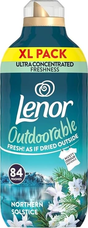 Lenor Outdoorable Fabric Conditioner 84 Washes, 1.176l, Northern Solstice, Ultra Concentrated Freshness