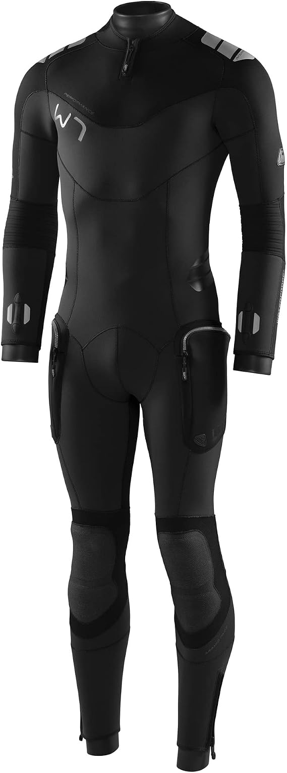 Waterproof Mens W7 7mm Backzip Wetsuit