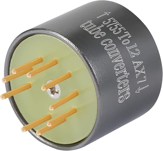 2pcs 5755 420A To ECC83 ECC82 ECC81 12AX7 12AU7 12AT7 7025 Vacuum Tube Adapter Socket Converter