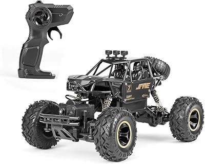 GoolRC 116 Alloy RC Car, 2.4GHz Remote Control Buggy, 4WD Off-Road Rock Crawler, 15kmh High Speed Climbling Truck Car RTR for Black