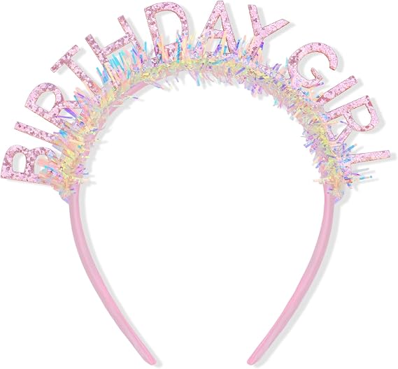 CAVETEE Birthday Crown for Women and Girl, Happy Birthday Decorations Birthday Girl Tiara for Women Birthday Gift